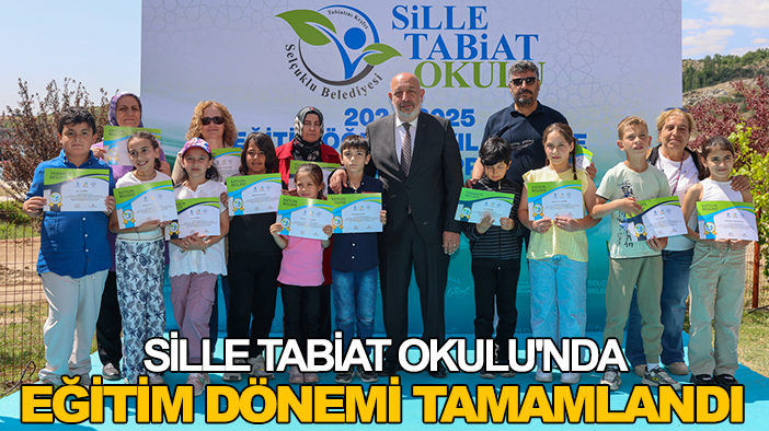 Sille Tabiat Okulu'nda eğitim dönemi tamamlandı