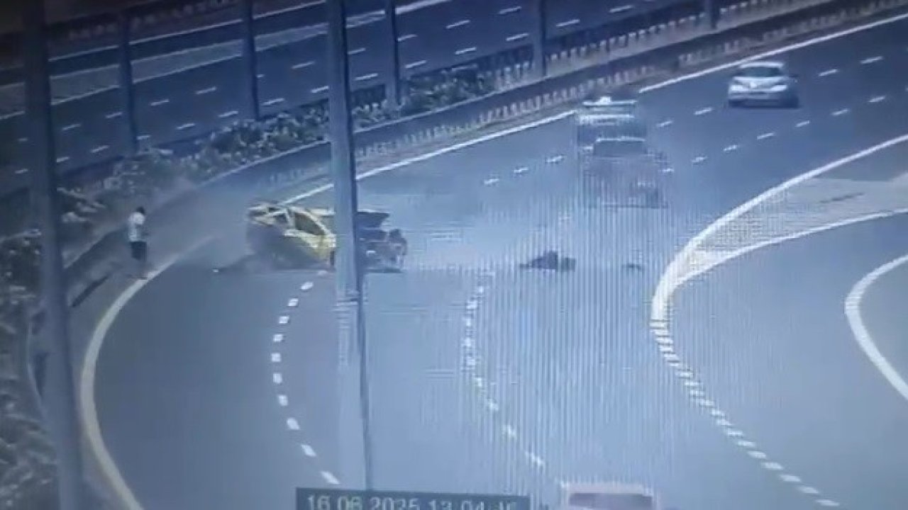 İzmir’de 1 kişinin öldüğü feci kaza kamerada