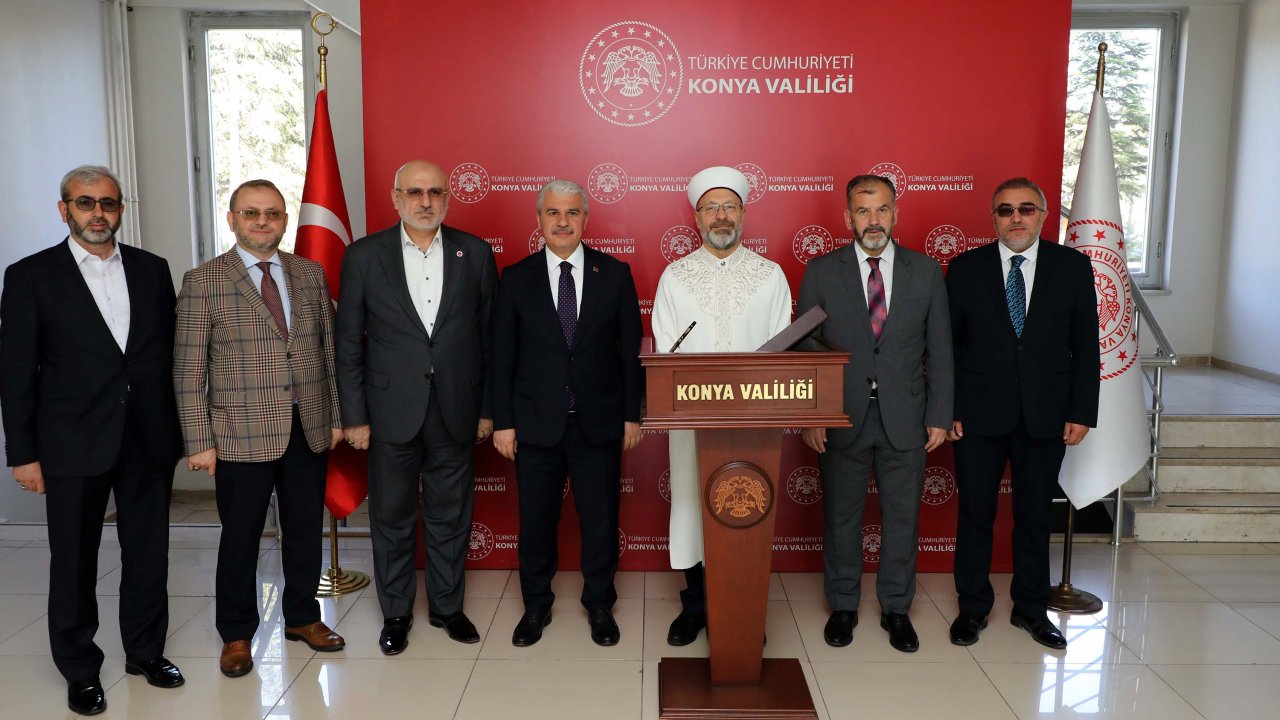 Diyanet İşleri Başkanı Prof. Dr. Ali Erbaş Konya'da