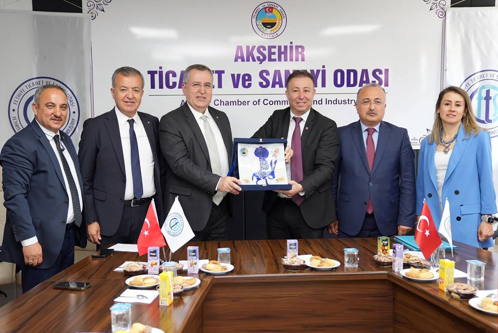 Akşehir ve Fethiye arasında kardeş oda protokolü imzalandı
