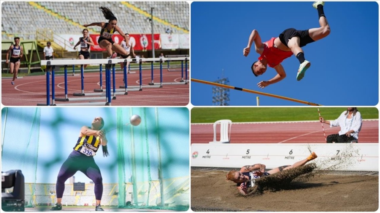 Atletizmde kademe yarışları tamamlandı