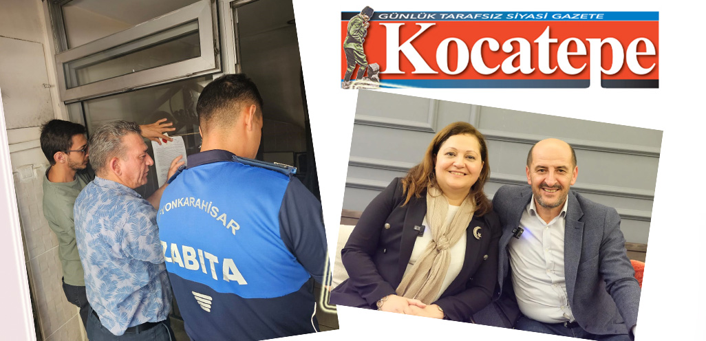 CHP’li Afyon Belediyesi, Başkan Köksal'ın kocası ile ilgili "yolsuzluk" haberi yapan gazeteyi mühürledi!