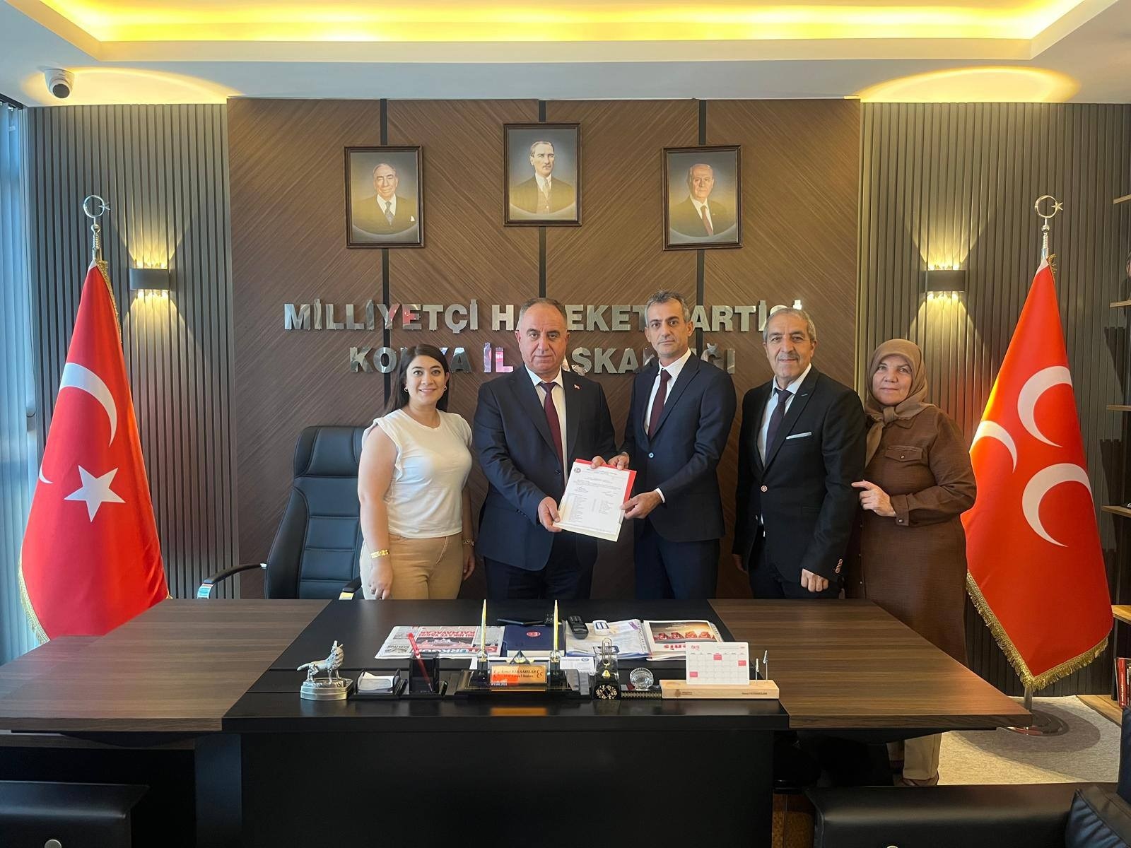 MHP Akşehir  ilçe başkanlığında yeni dönem