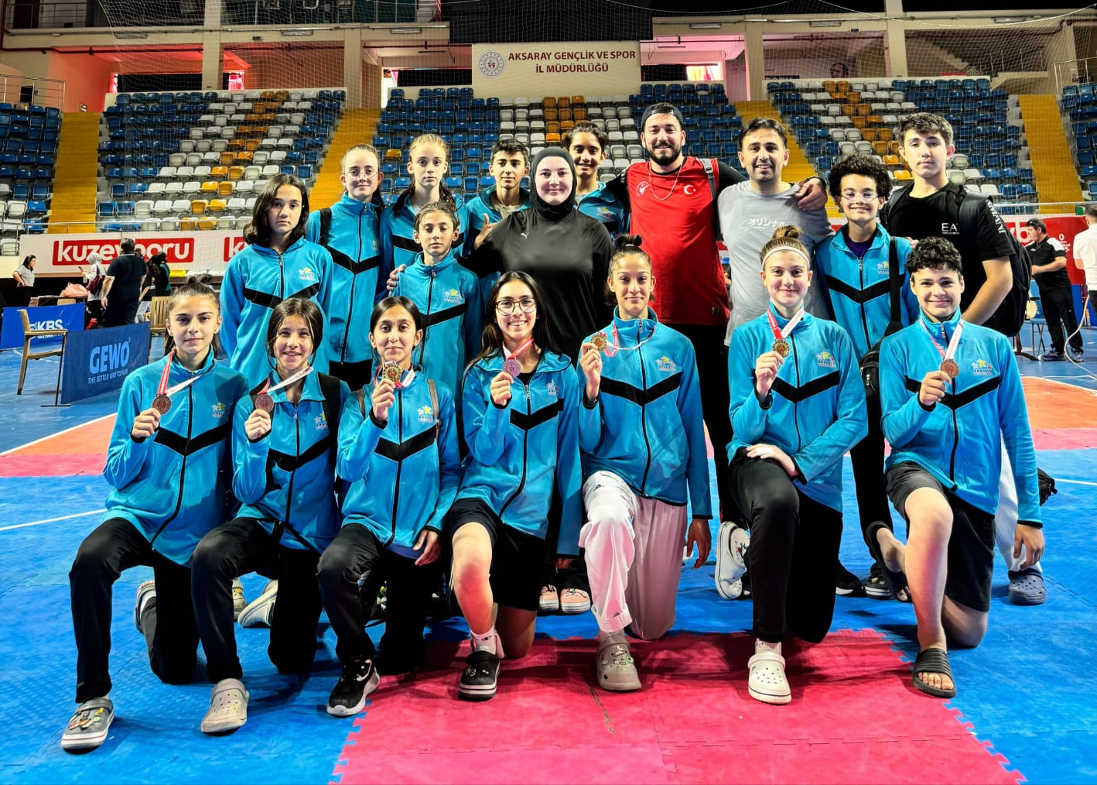 Konyalı Yıldız Tekvandocular Ankara'da finallere kaldı