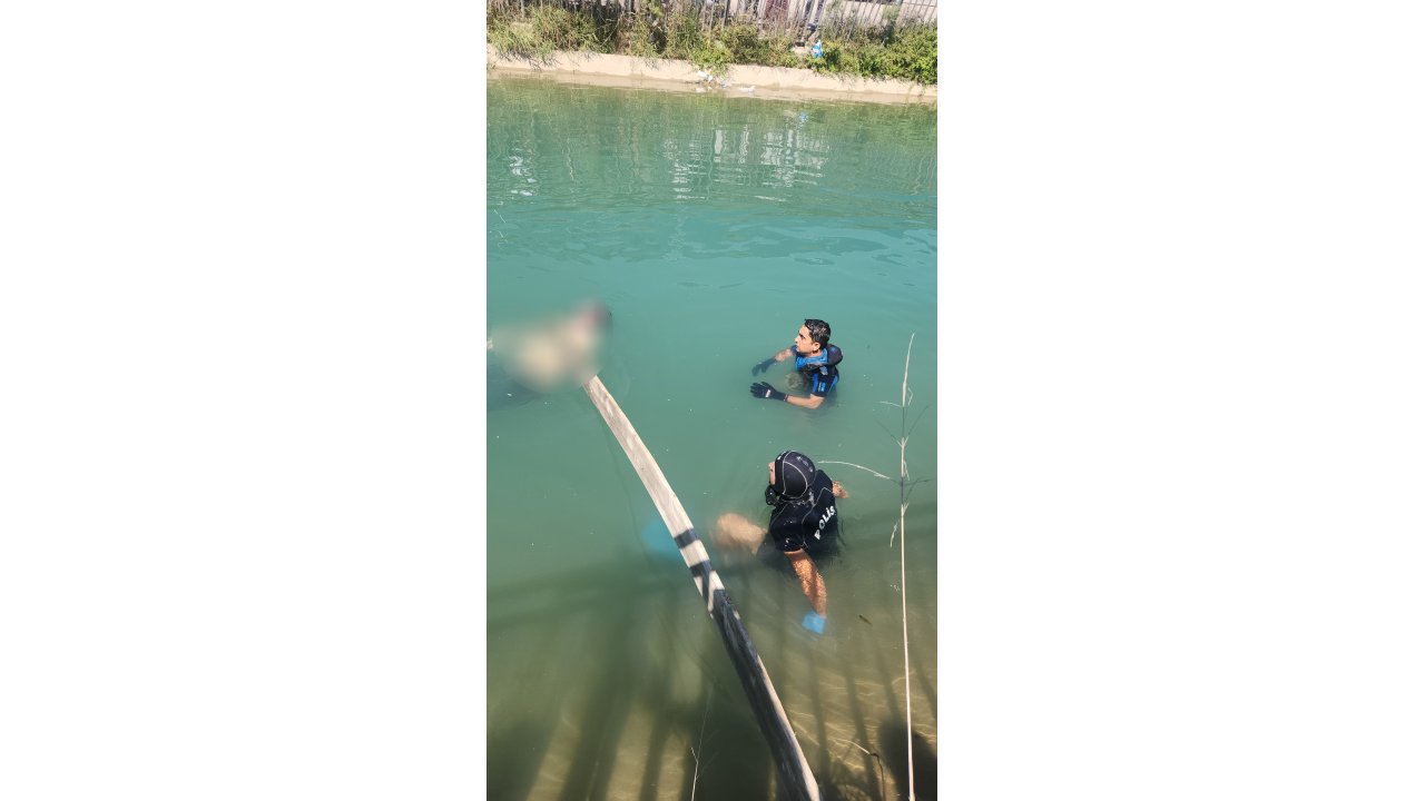 Adana'da sulama kanalında erkek cesedi bulundu