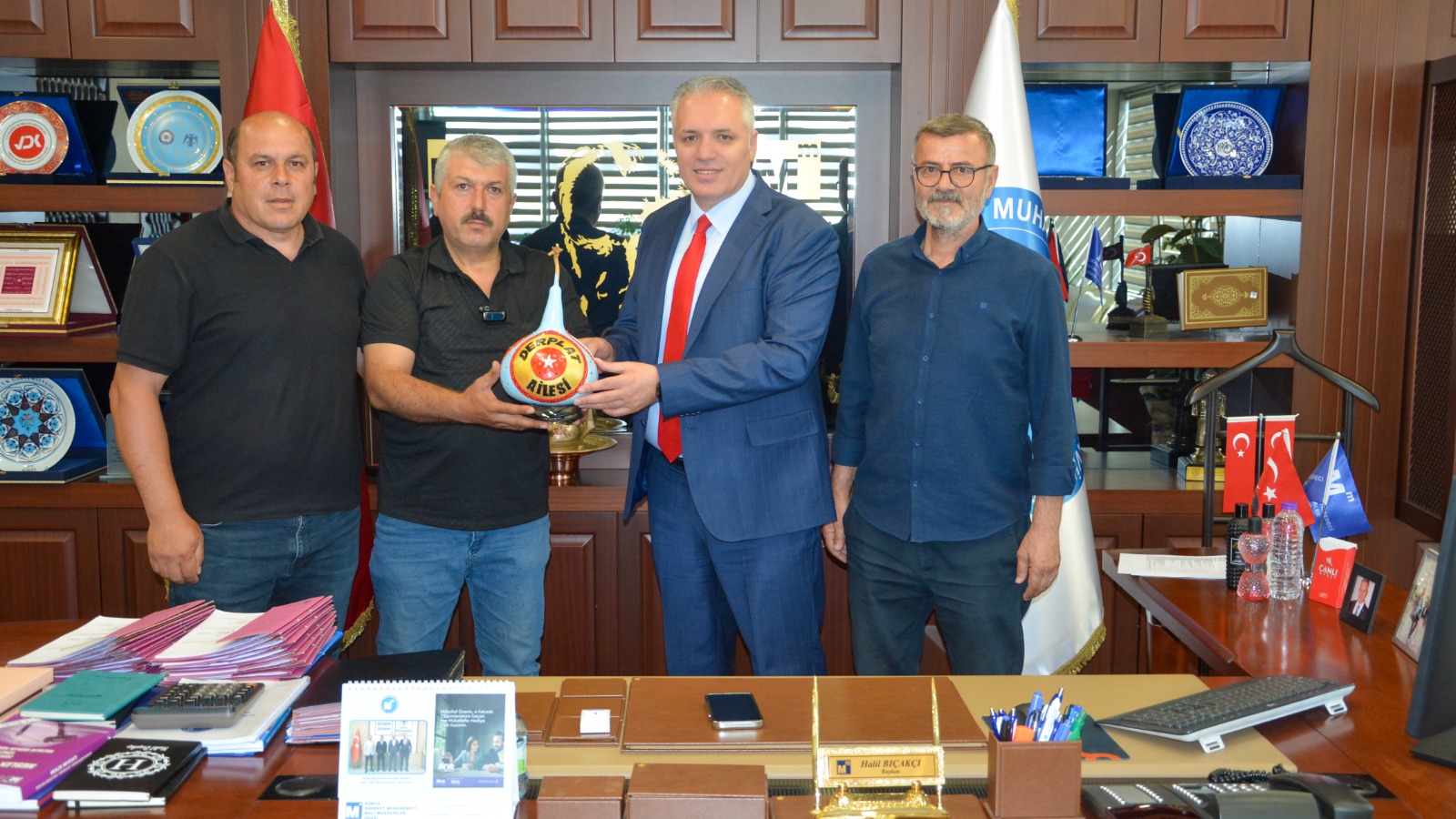 DERPLAT’tandan Başkan Bıçakçı'ya ziyaret