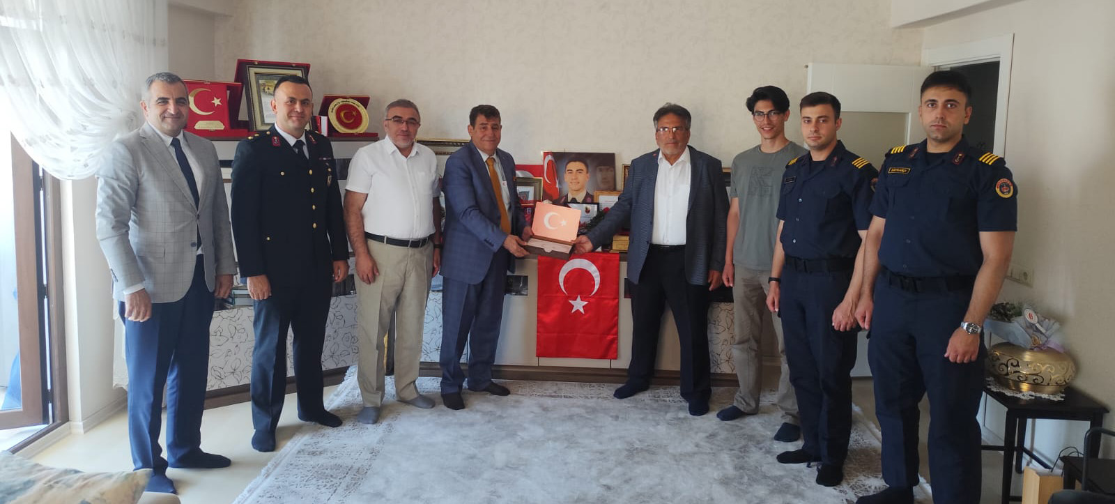 Selçuklu protokolünden şehit ailelerine ziyaret