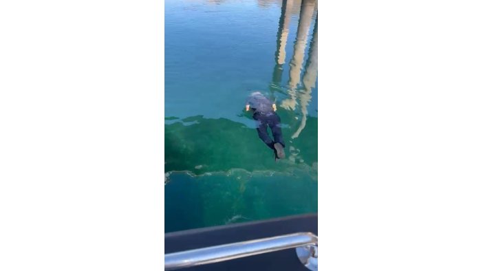 Köprüden nehre atlayan yaşlı adamı tekne turu yapanlar kurtardı