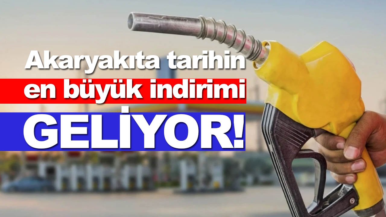 Benzin ve motorine tarihin en büyük indirimi geliyor! İşte indirim oranı ve tarihi