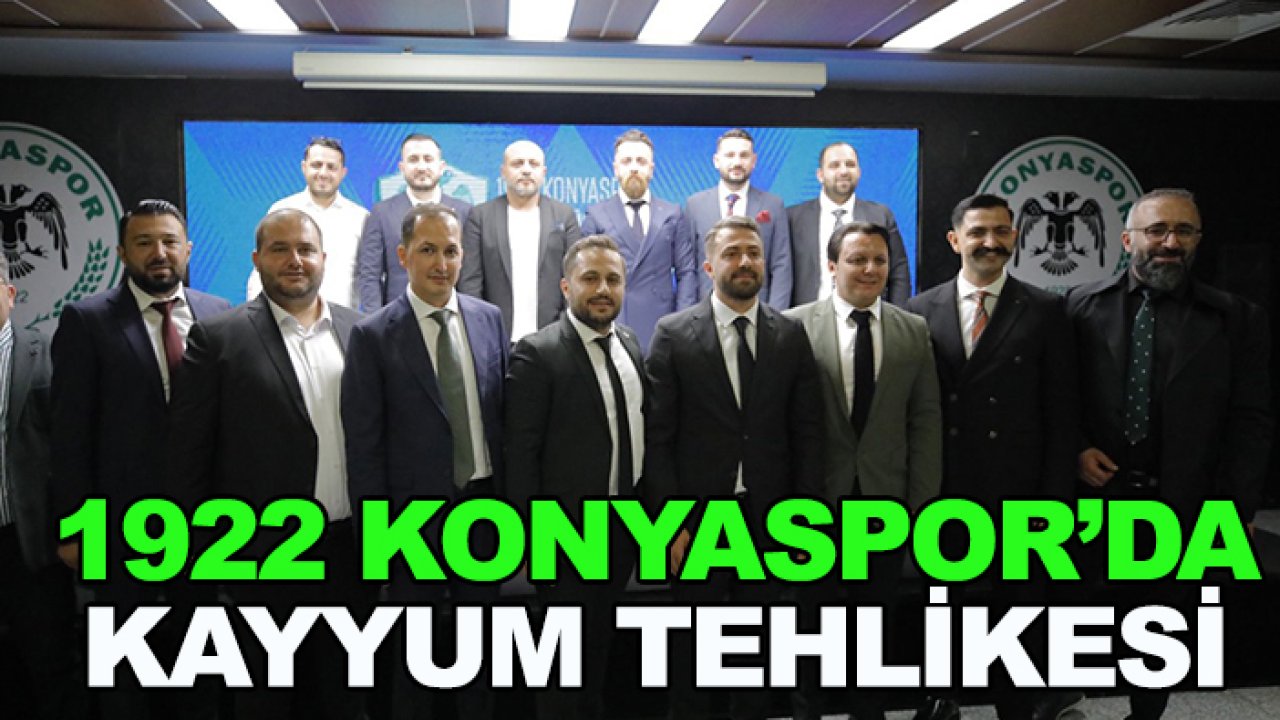 1922 Konyaspor'da kayyum tehlikesi