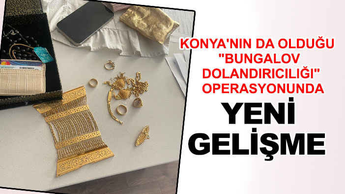 Konya'nın da olduğu  "bungalov dolandırıcılığı" operasyonunda yeni gelişme