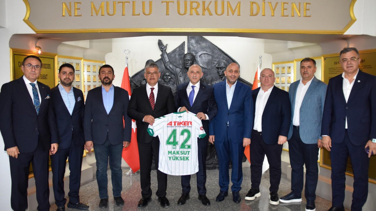 Konyaspor'dan İl Emniyet Müdürü Yüksek'e ziyaret