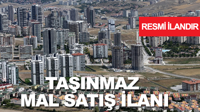 Hüyük Belediye Başkanlığı'ndan taşınmaz mal satış ilanı