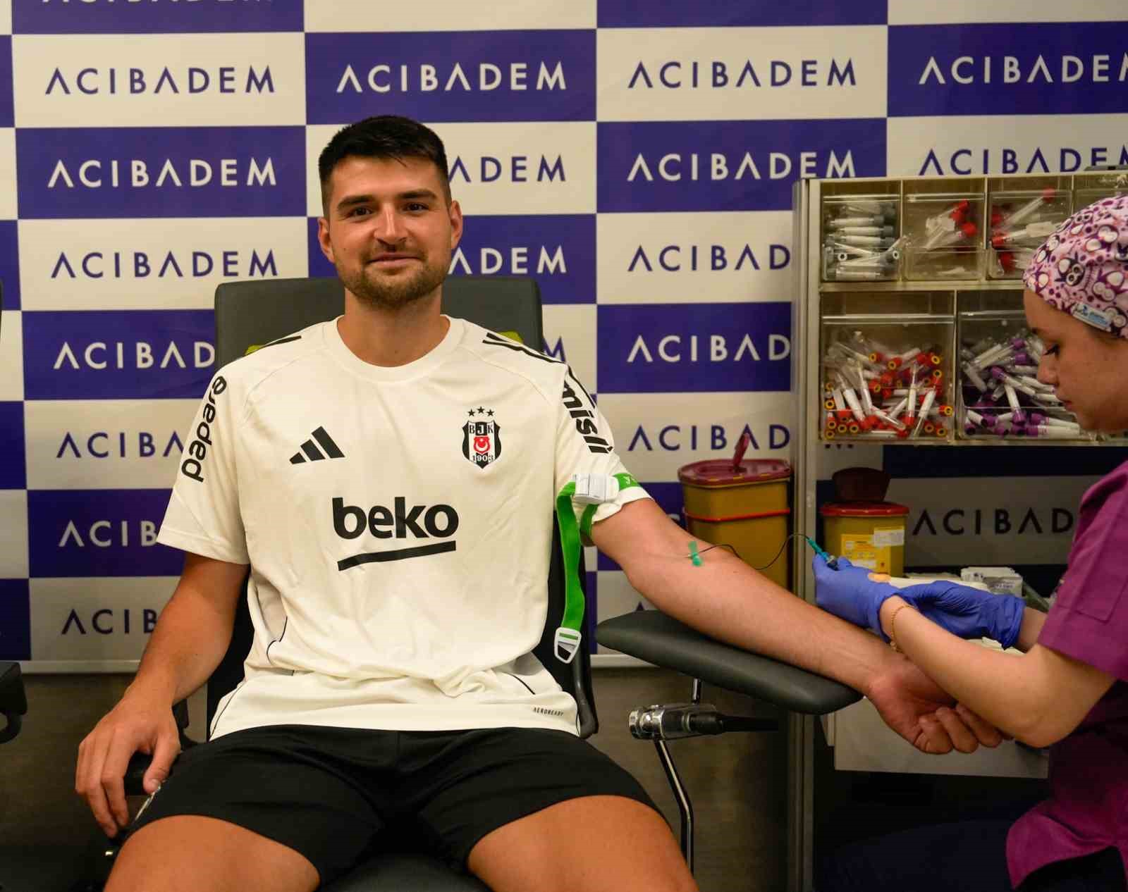 Beşiktaş’ta sağlık kontrolleri başladı