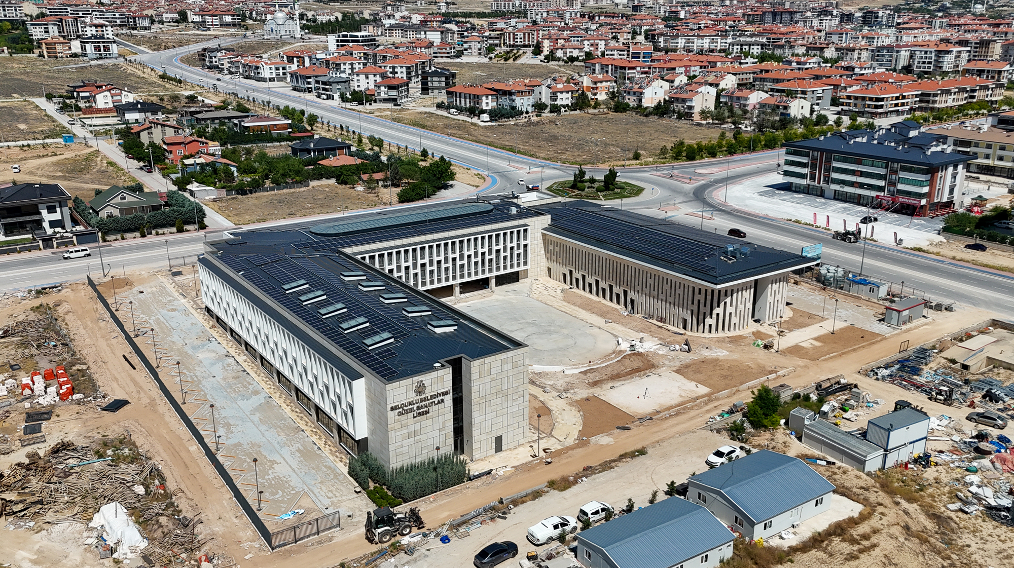 Konya'dan Türkiye'ye örnek olacak lise tamamlanıyor