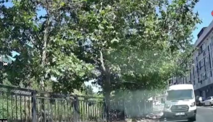 Trafik magandası tehditler savurdu: "Seni parçalarım, dereye atarım"