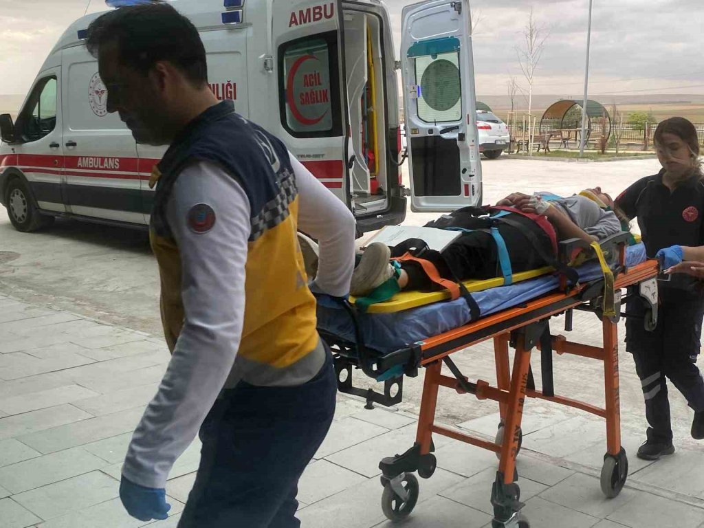 Konya'da motosiklet kazası: 2 yaralı