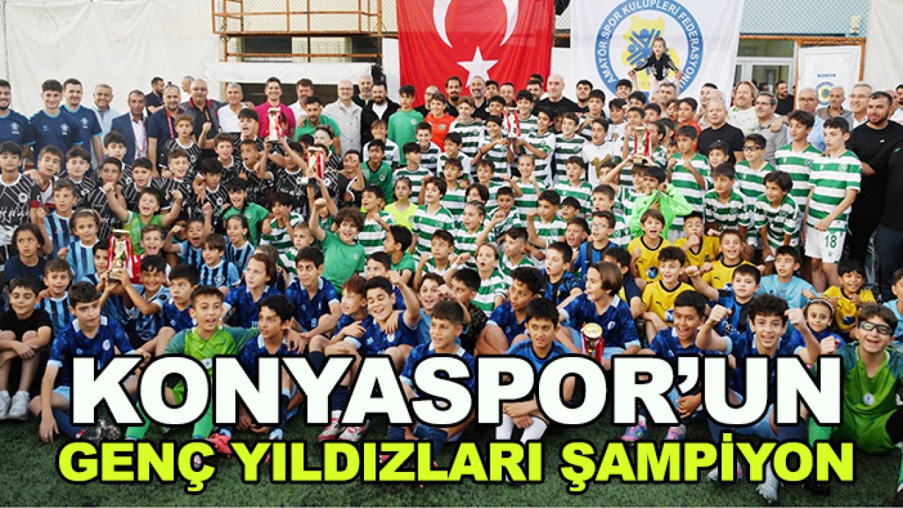 Konyaspor şampiyon oldu