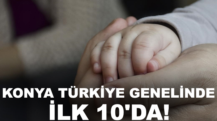 Konya Türkiye genelinde ilk 10'da!