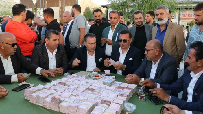 14 kişi saydı! Van'da aşiret düğününde takılan para ve altın dudak uçuklattı