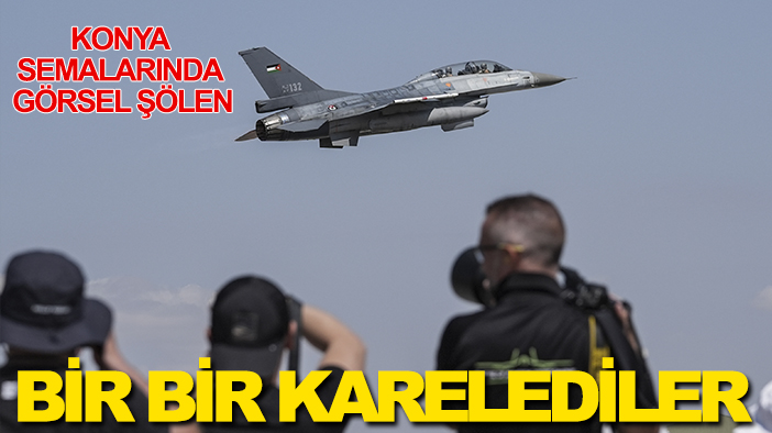 Konya semalarında görsel şölen: Bir bir karelediler