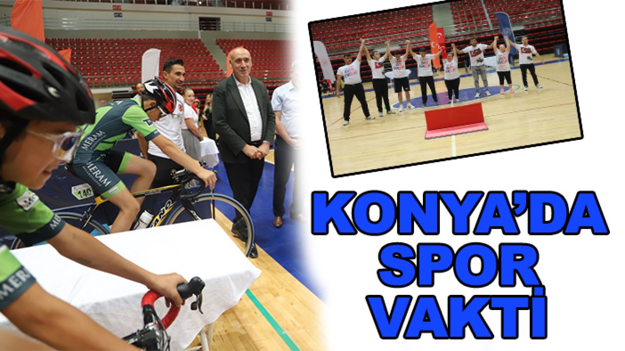 Sporcular Konya'da birçok branşta hünerlerini sergileyecek