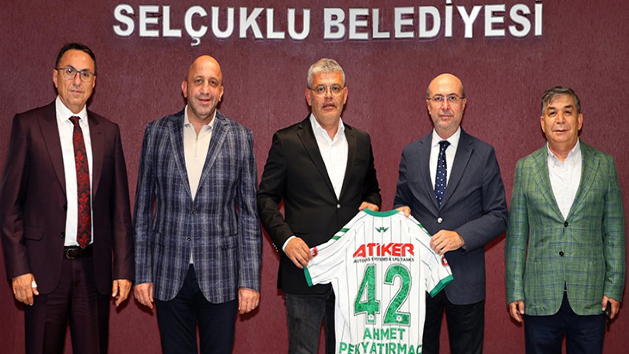 Konyaspor yönetiminden Pekyatırmacı'ya ziyaret