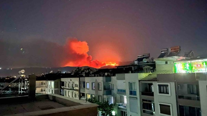 Ödemiş’te orman yangını: 3 mahalle tahliye edildi