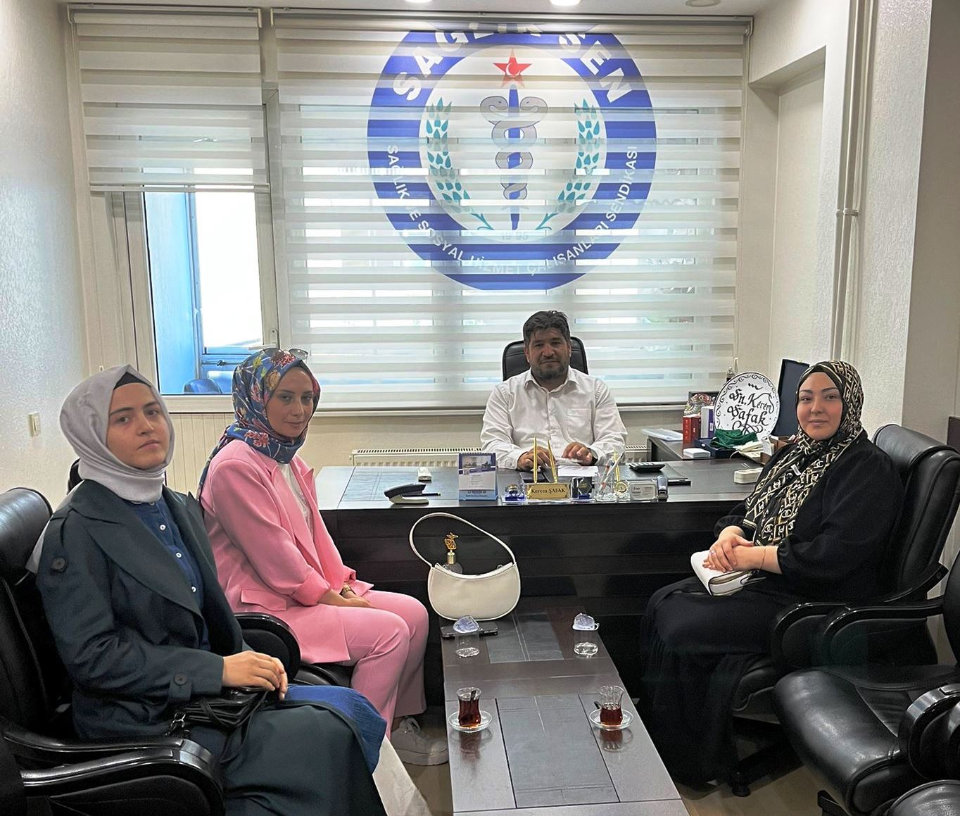 Diyetisyenlerden Sağlık Sen Konya Şubesine ziyaret