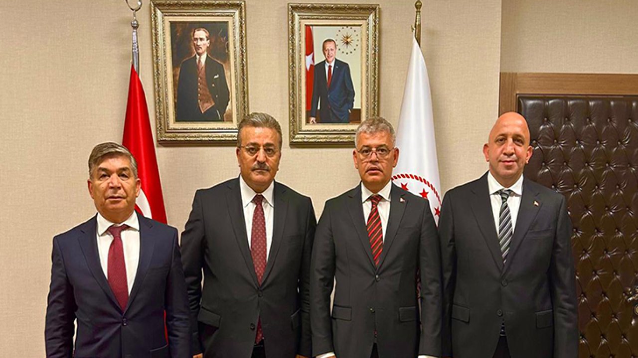 Konyaspor yönetiminden Faruk Özçelik'e ziyaret