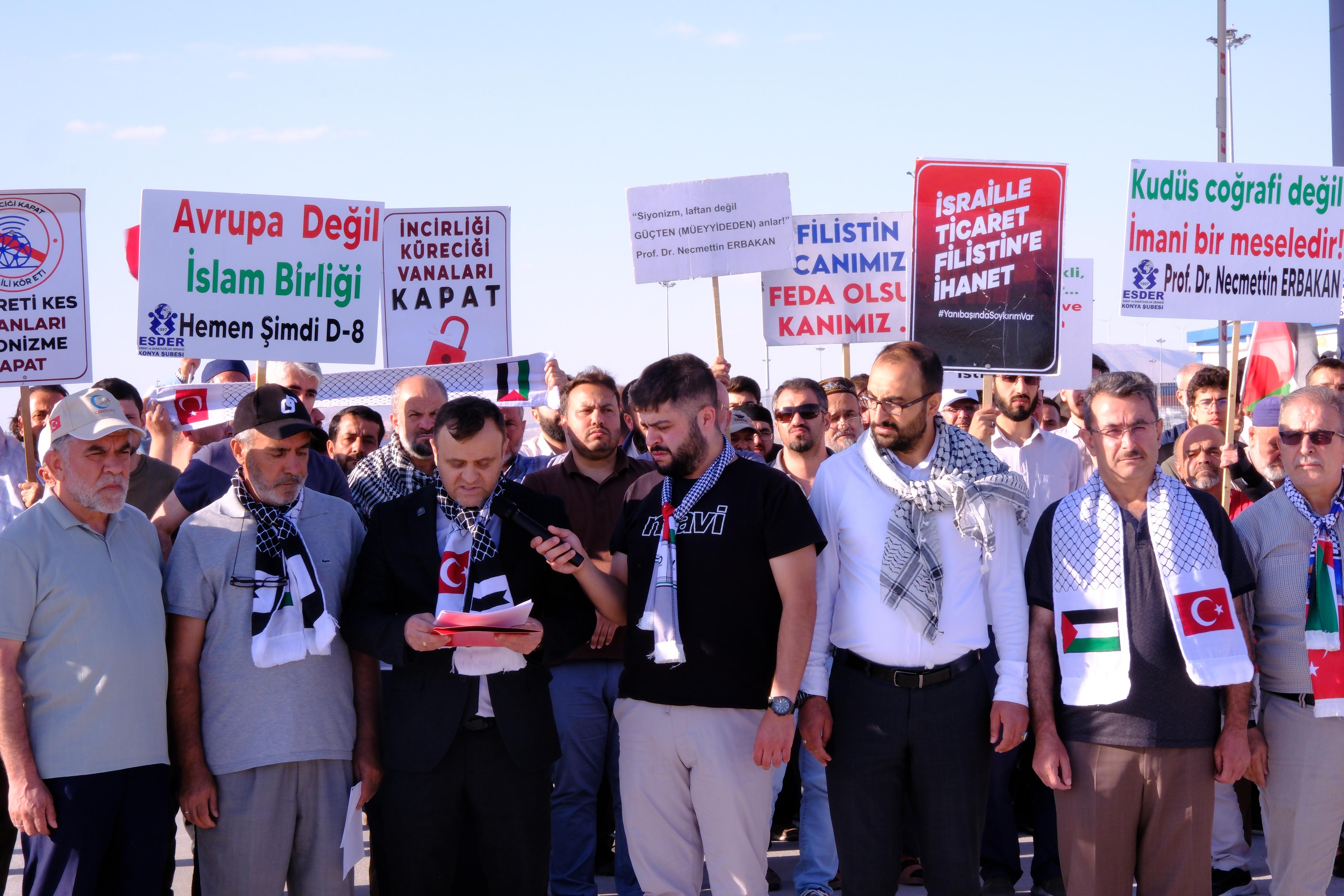 Gazze yanarken Konya'dan İsrail'e ticaret tepkisi!