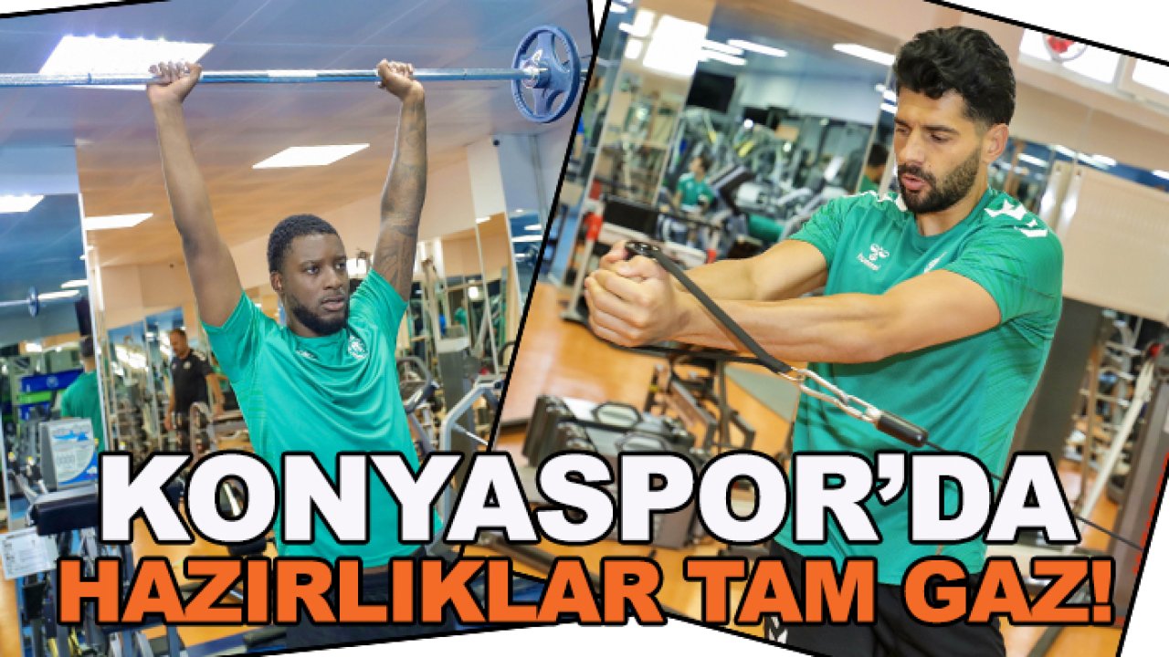 Konyaspor'da hazırlıklar tam gaz sürüyor