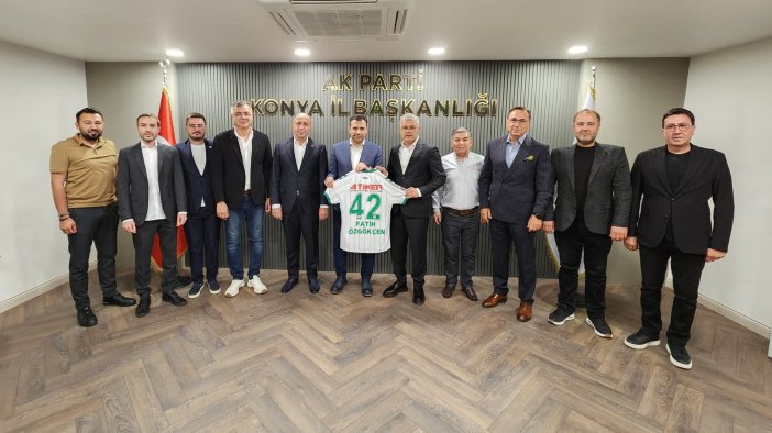 Konyaspor yönetiminden AK Parti'ye ziyaret