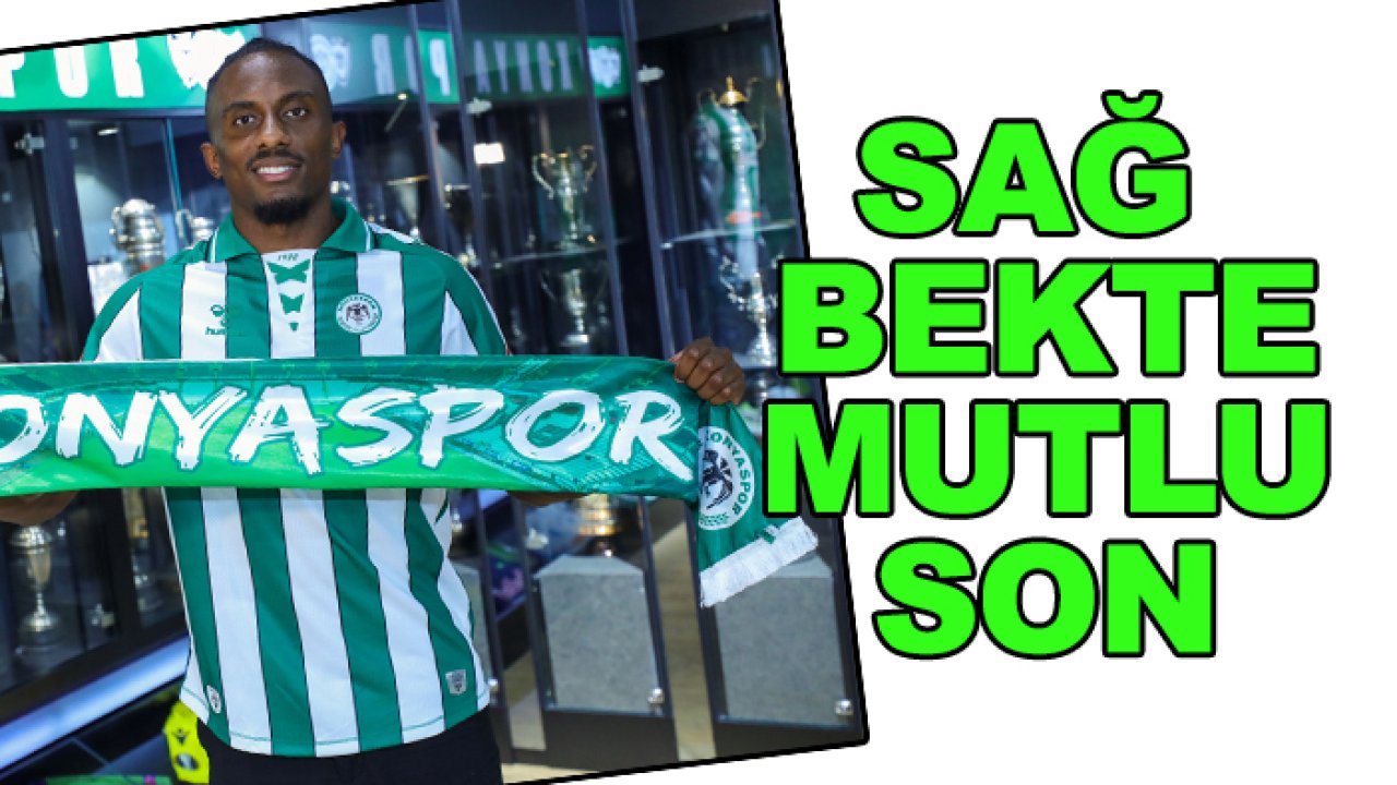 Konyaspor’un yeni sağ beki imzaladı
