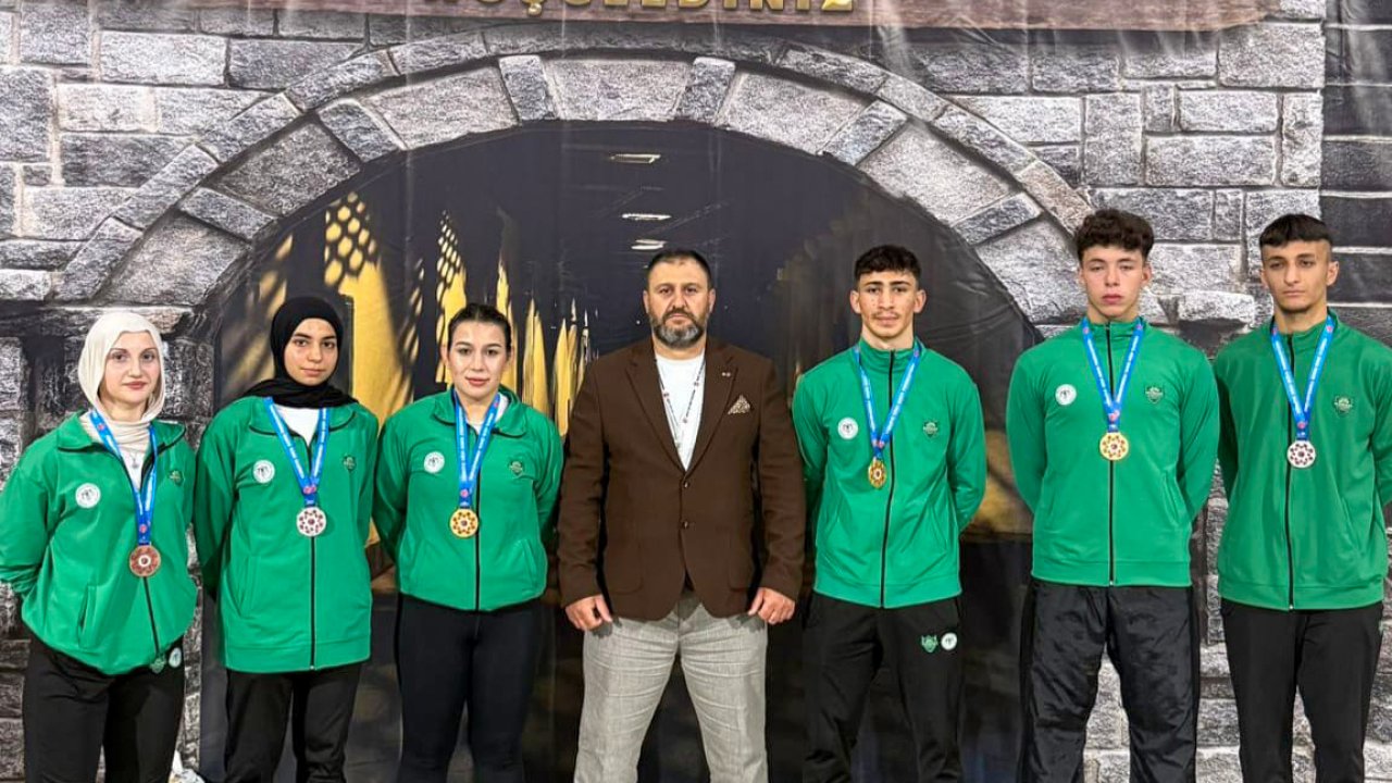 Meram Belediyespor madalyaları topladı