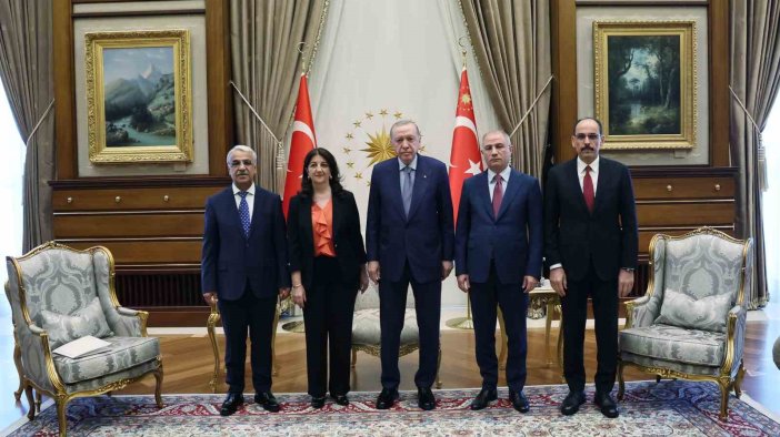 Cumhurbaşkanı Erdoğan, DEM Heyetini kabul etti