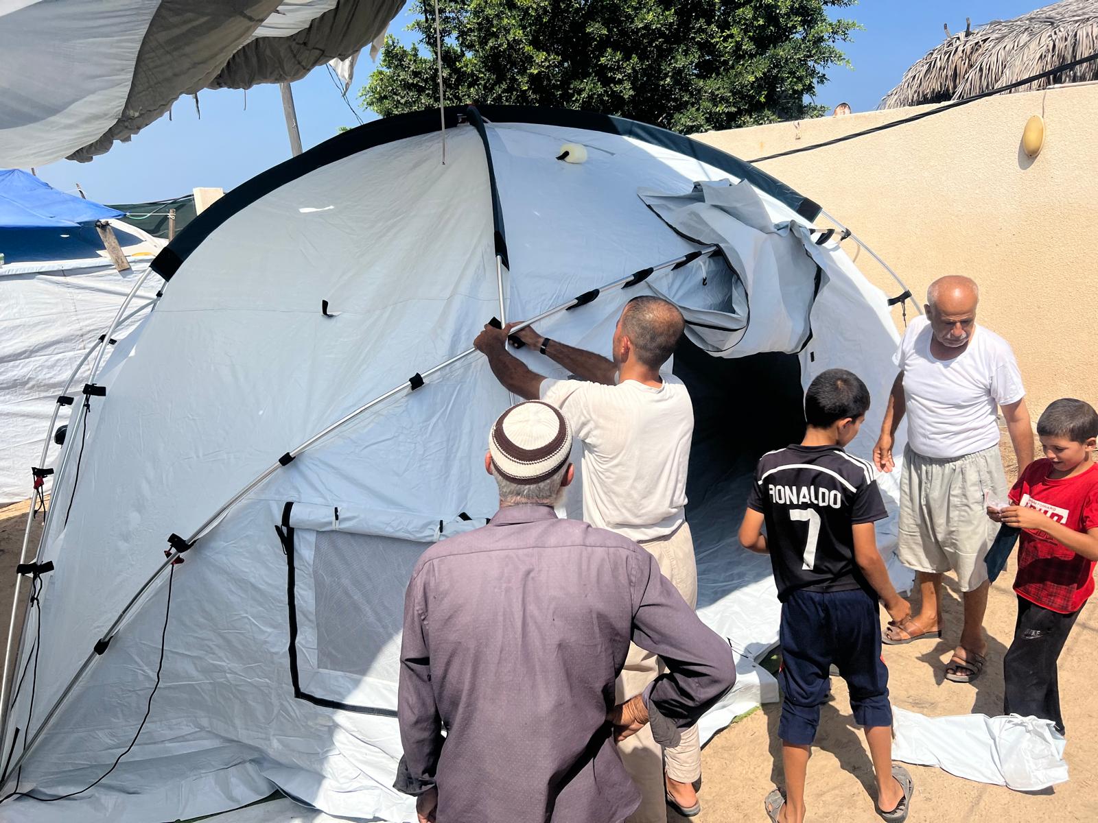 TDV Konya’dan Gazze’ye çadır yardımı