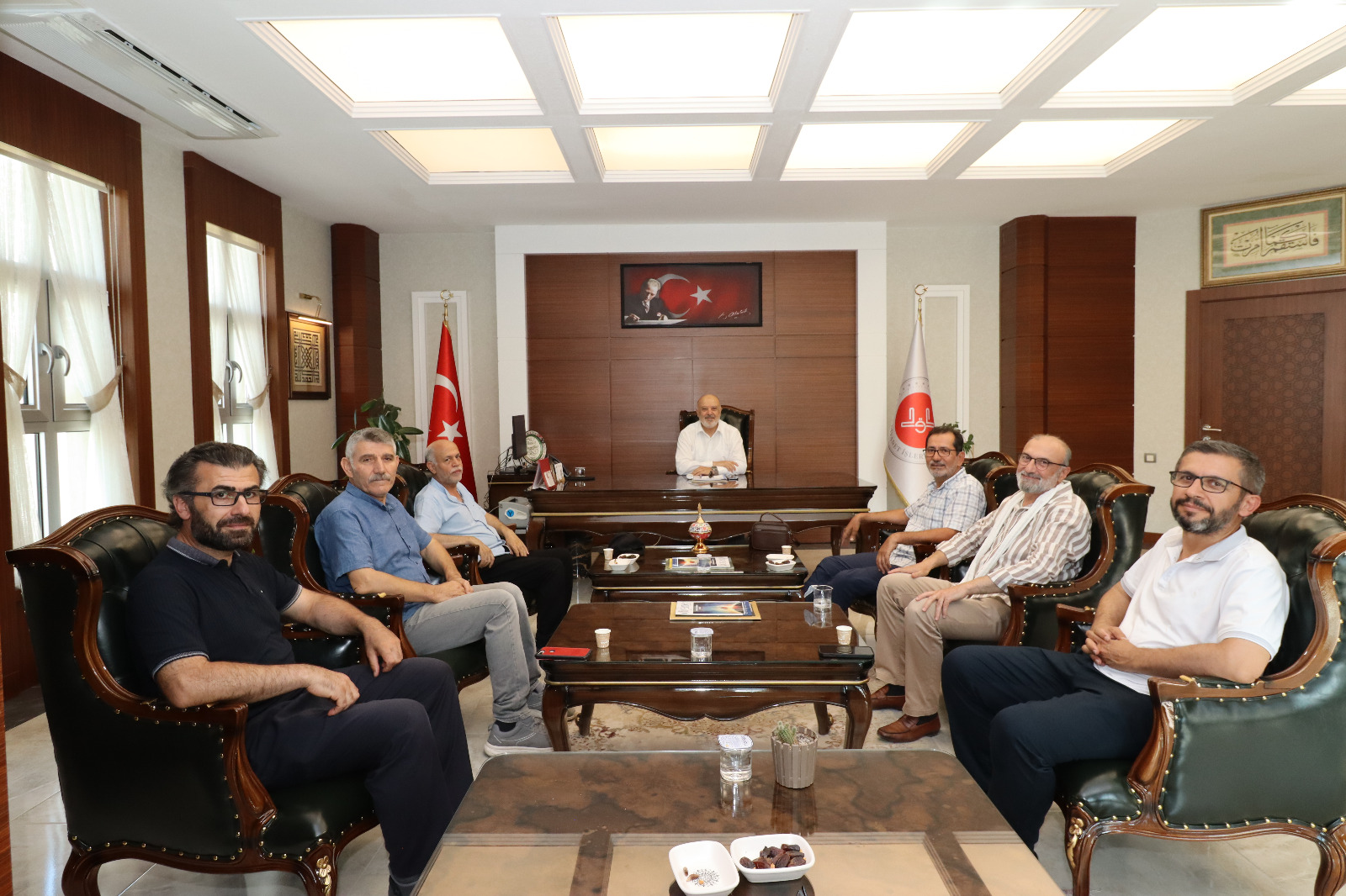 Müftü İmamoğlu’na hac ziyaretleri