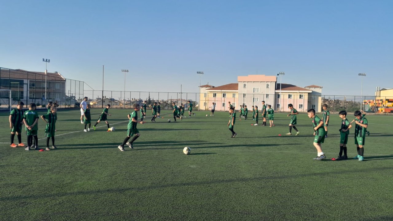 Karapınar'da çocuklar spora teşvik ediliyor