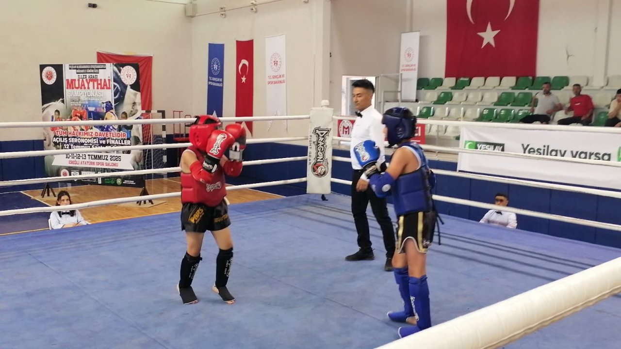 Konya'da Muaythai Şampiyonası  yaşandı