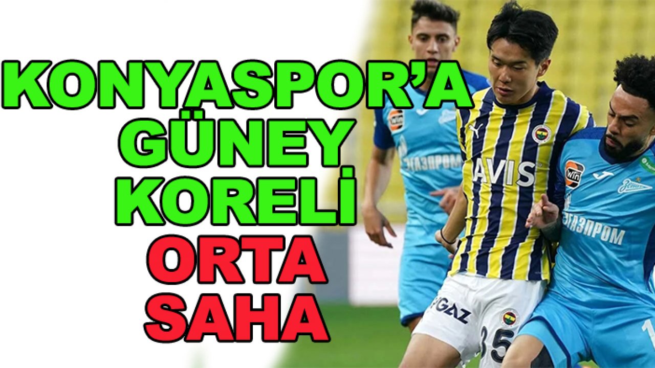 Konyaspor'a Güney Koreli orta saha