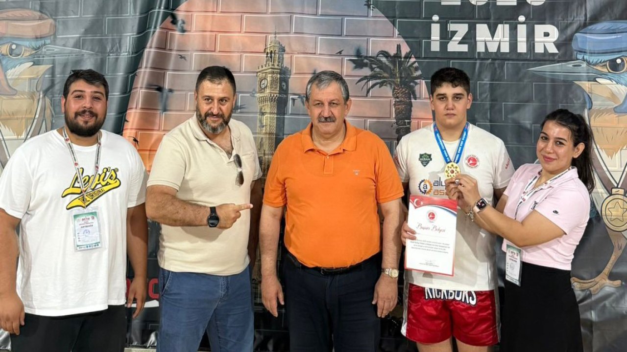 Meramlı sporcu Yiğithan Türkiye şampiyonu