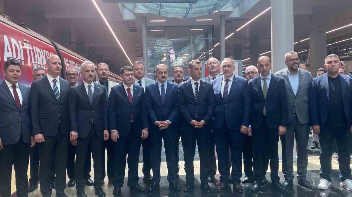 Konya'dan da yolcu taşıyacak! '15 Temmuz Demokrasi ve Birlik Treni' uğurlandı