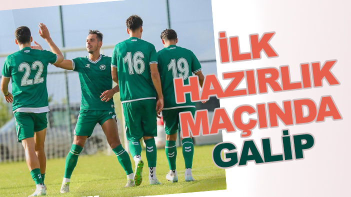Konyaspor ilk hazırlık maçında galip