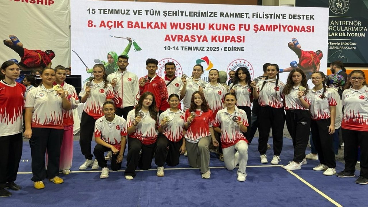 Selçuklu'dan 14 madalya