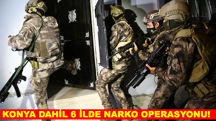 Konya dahil 6 ilde narko operasyonu! 130 torbacı yakalandı