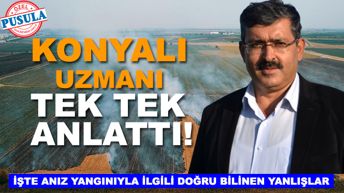 Konyalı uzmanı tek tek anlattı! İşte anız yangınıyla ilgili doğru bilinen yanlışlar