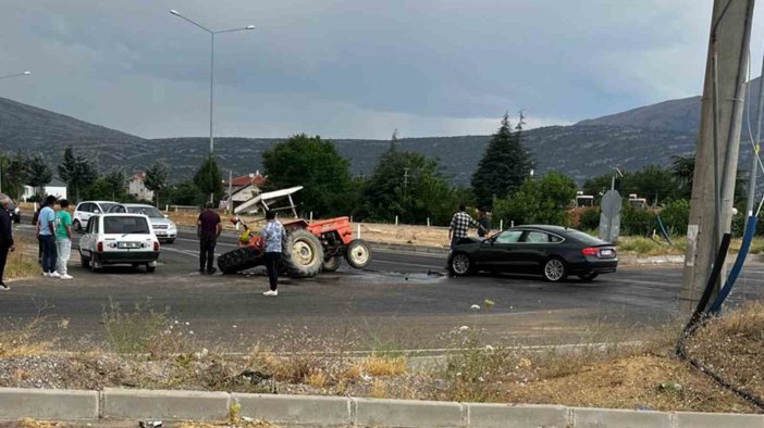 Isparta-Konya yolunda trafik kazası: 2 yaralı