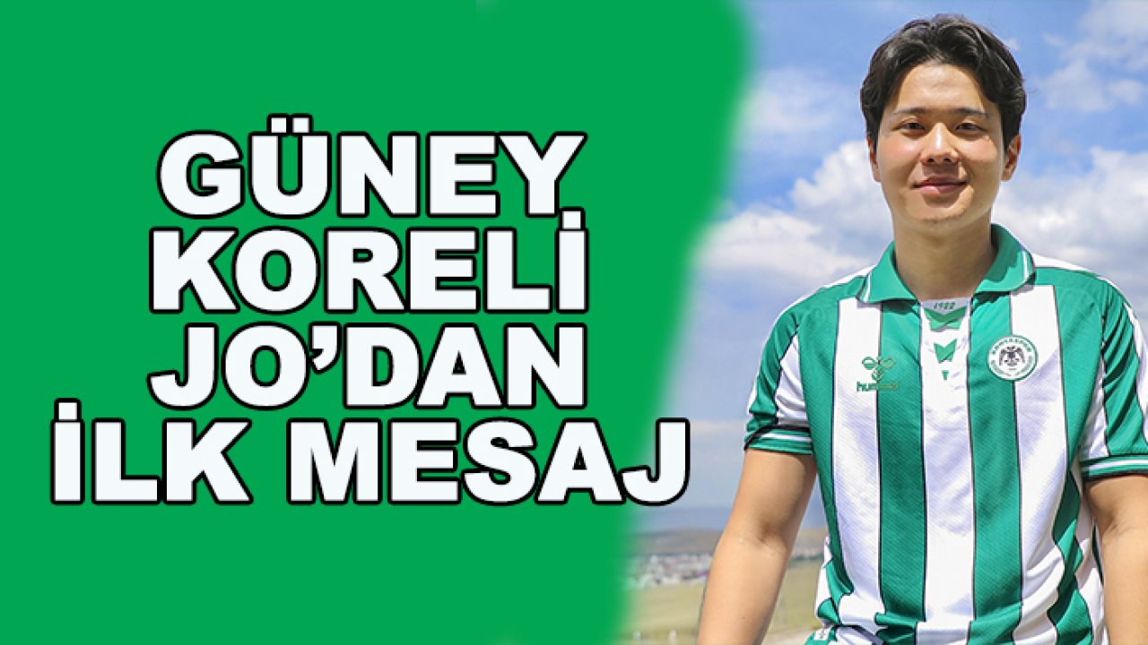 Güney Koreli Jo'dan ilk mesaj