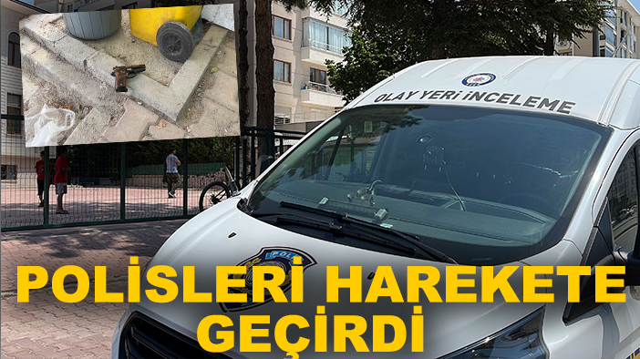 Konya'da çocukların çöpte bulduğu tabanca polisleri harekete geçirdi